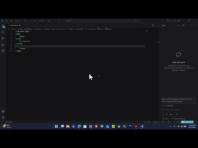 Build Your First JavaScript Code