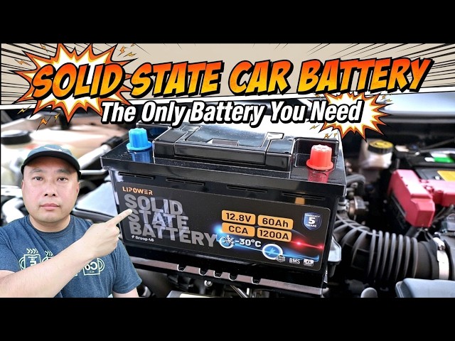 NEW Solid State Car Battery | The Only Battery You Need | LiPower Battery