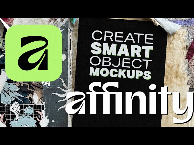 How to create SMART OBJECTS in Affinity - Poster Mockup Tutorial