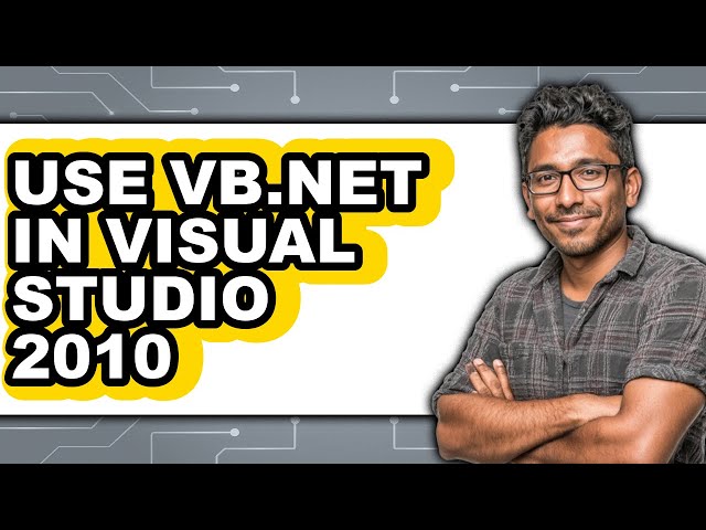 How to Use Vb.net in Visual Studio 2010 (updated)