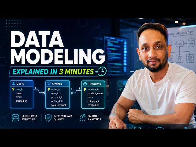 Data Modeling Explained in 3 Minutes