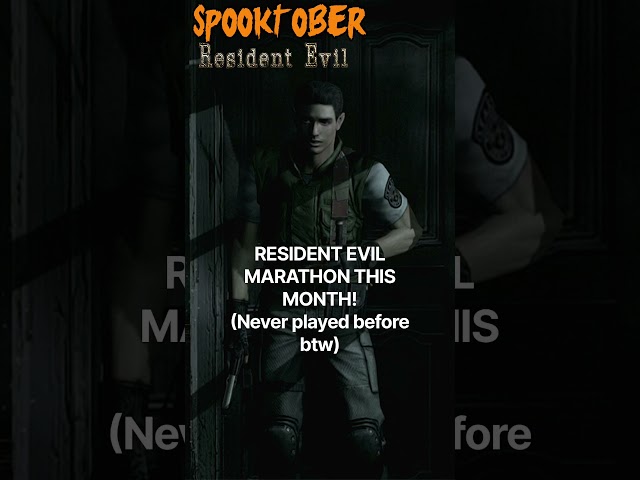Spooktober has started!!! #residentevil #horror #spooktober #twitch #gaming