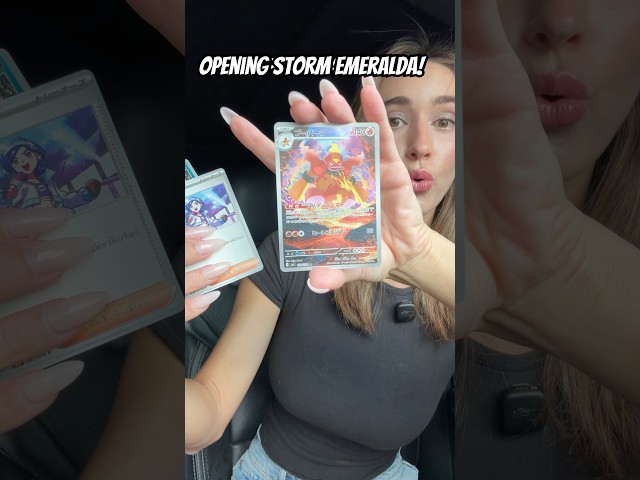 Storm Emeralda is easily the 2nd best mega set! #pokemon #pokemoncards