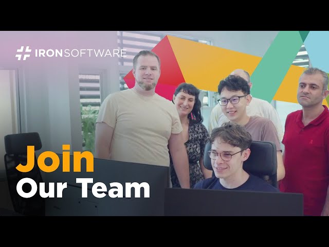 Discover the World of C# with Iron Software – Join Our Team