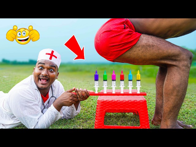 Very Special Trending Funny Comedy Video 2026 Amazing Injection Wala Doctor Comedy Video Epi 642