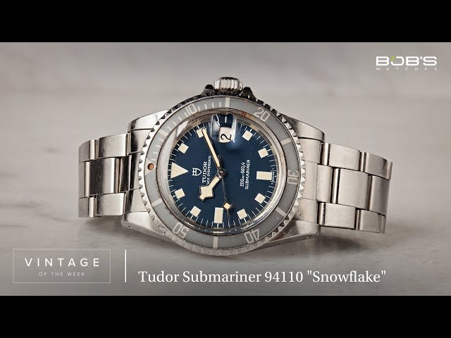 Vintage Tudor Submariner ref. 94110 "Snowflake" - Vintage of the Week Episode 24 | Bob's Watches