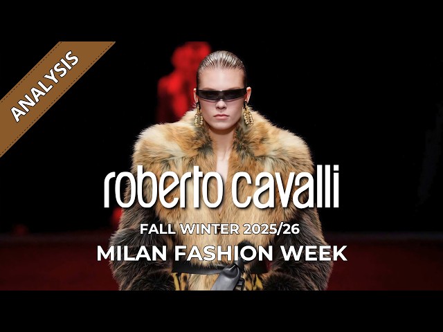 Roberto Cavalli Fall Winter 2025/26 Fashion Show Analysis | Milan Fashion Week