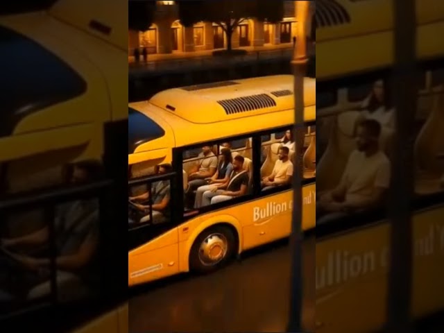 BMW vehicle M series and Jamaican Passenger Yellow Liner Buss