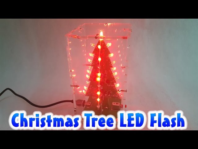 How To Assembling Christmas Tree LED Flash