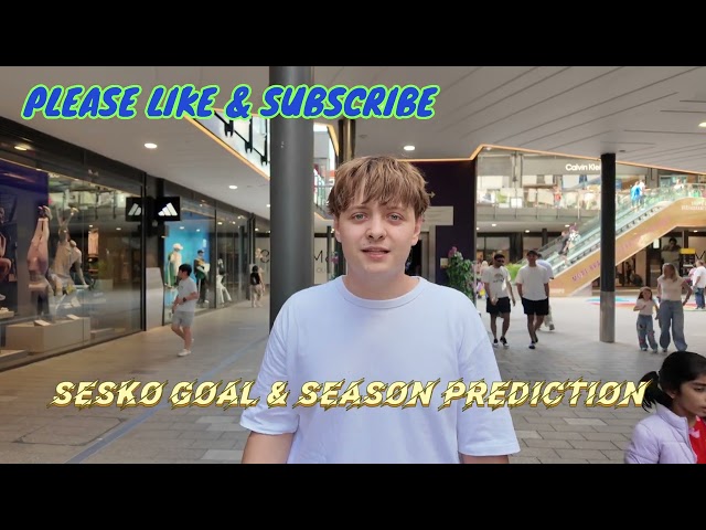 SESKO AND MAN UTD SEASON PREDICTION BY MAN UTD FAN#manchesterunited #sesko #premierleague #football