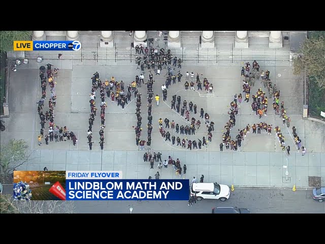 Lindblom Math and Science Academy Friday Flyover