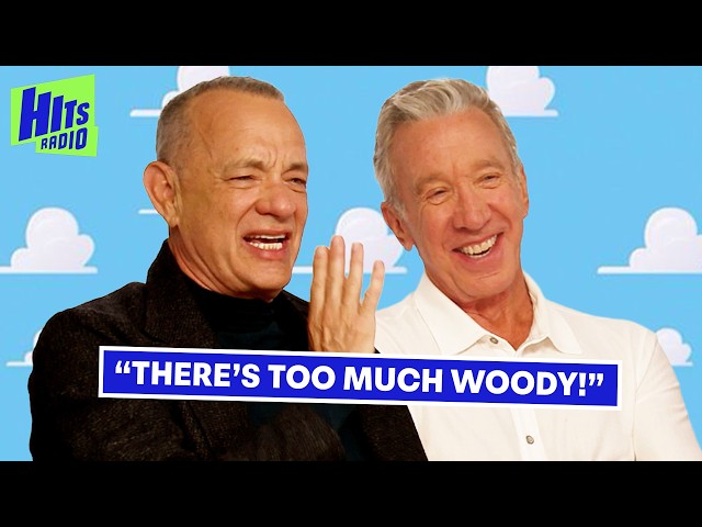 "We Didn't Need More Buzzes!" Tom Hanks & Tim Allen Channel Their Inner Woody & Buzz | Toy Story 5