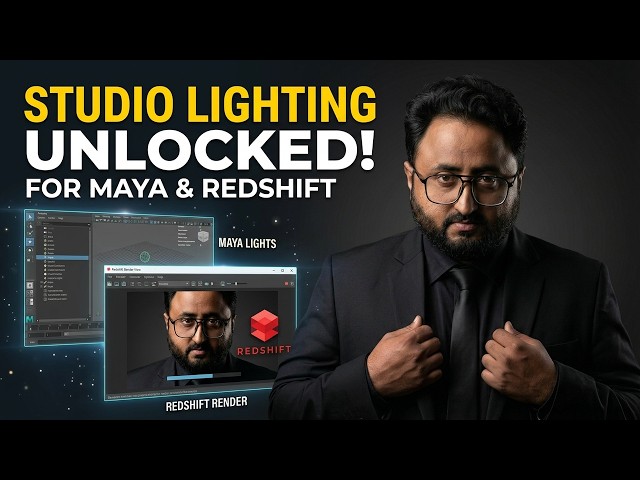 Studio Lighting Essentials for Maya and Redshift Artists