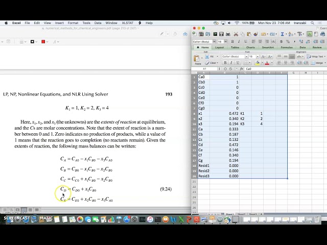 che205, ch9, nonlinear optimization, part 4