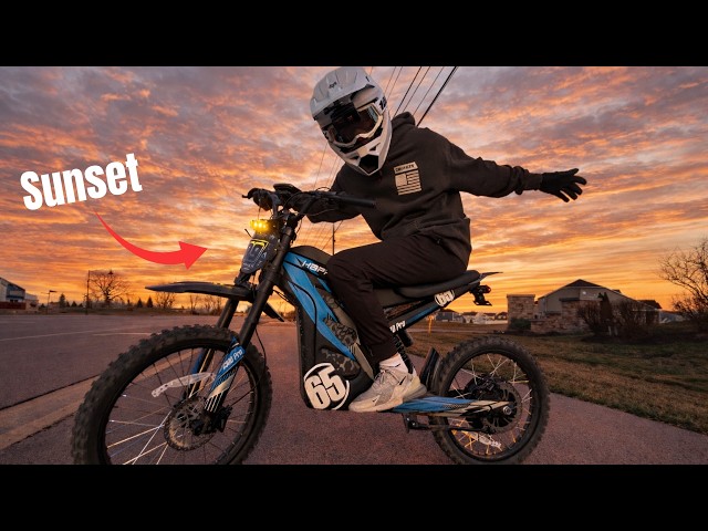 Sunset Rideout on Sleeper E-Bike