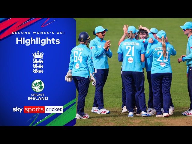 Issy Wong STARS as England clinch ODI series | England vs Ireland | Second ODI