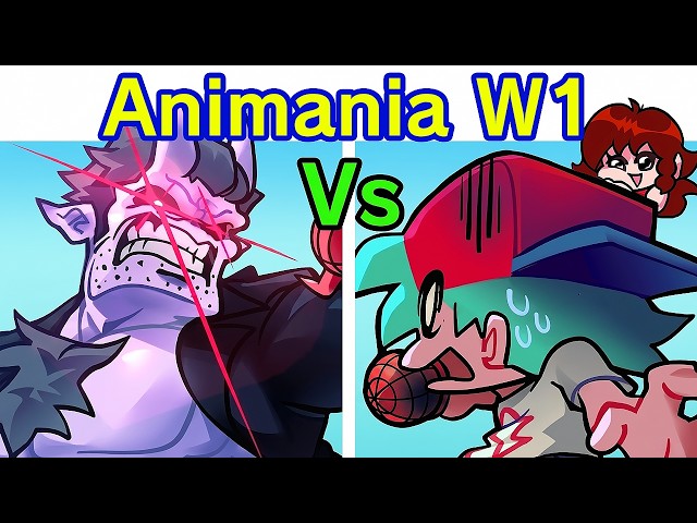 FNF WEEK 1 & 5 - Animania! v0.6 Update (HD)