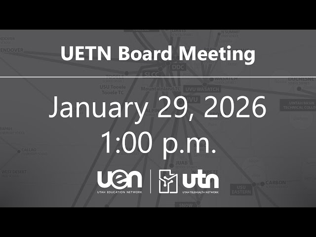 UETN Board Meeting 1/29/2026