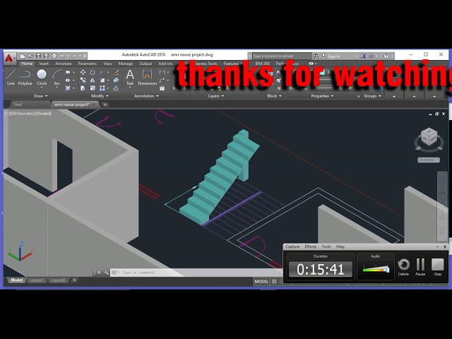 Auto CAD 3D Project in pashto.