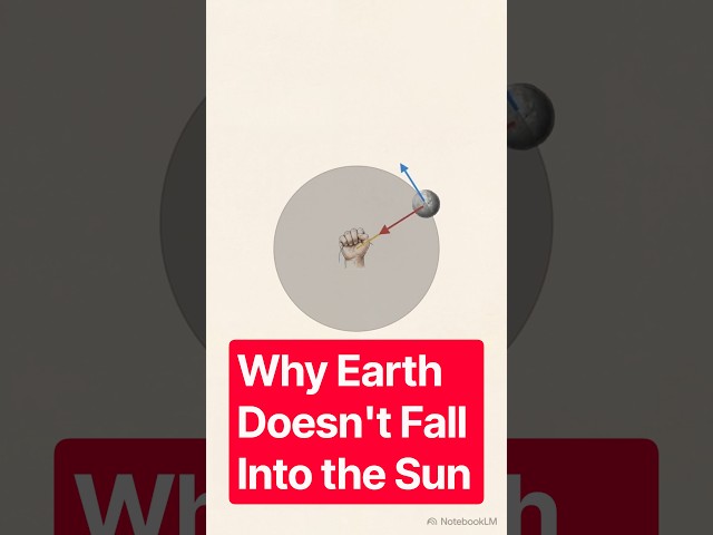 Why Earth Doesn't Fall Into the Sun #shorts