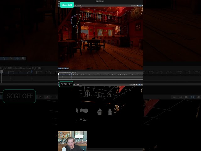 Surface Cache GI Comparison - On vs Off in Unity 6 #unity