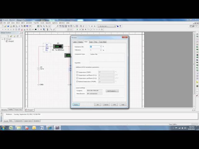 MultiSim 102 - Dunwoody College Electronics Engineering Technology