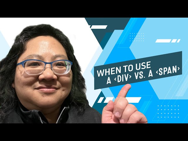Coding for Beginners: HTML Basics #10— Understanding the difference between a div and a span element