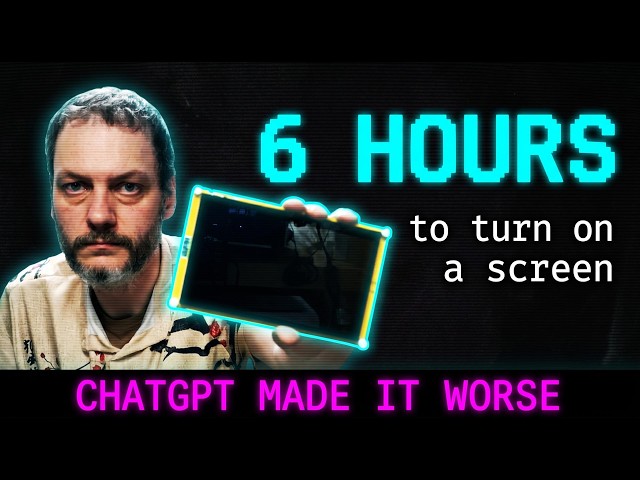 I Let ChatGPT Teach Me Embedded Programming — It Went Badly | UPERFECT BE156MF Monitor