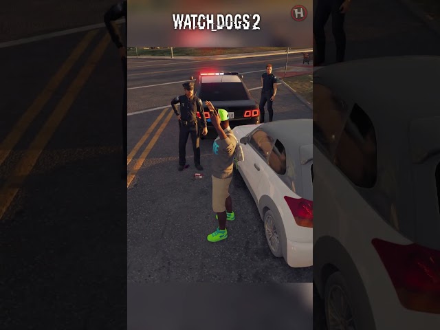 GTA 5 VS Watch Dogs 2 - Crashing Into Police Cars