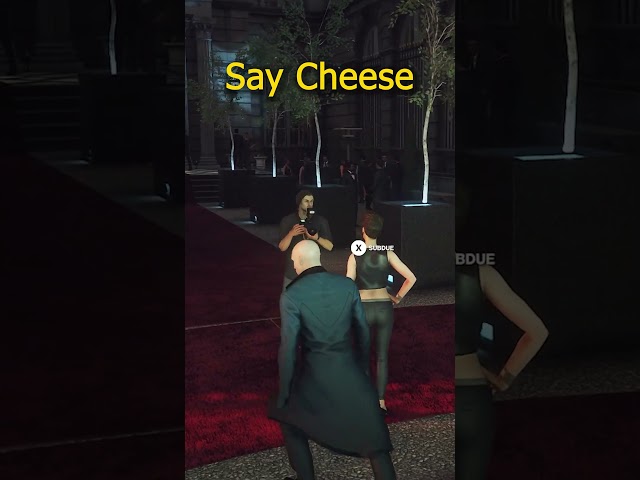 Say cheese  #Hitman3 #Photobomb #SayCheese #StealthComedy