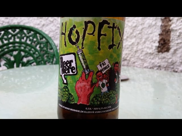Beer Here Hopfix IPA | Danish Craft Beer Review