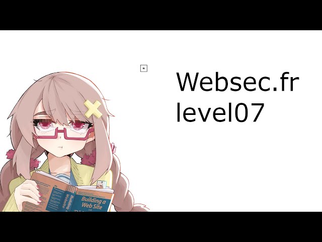 Websec.fr - level07