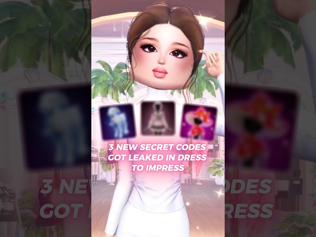 3 NEW SECRET CODES GOT LEAKED IN DRESS TO IMPRESS #dresstoimpress