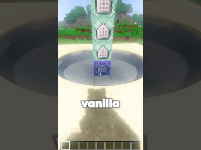 This Circle is in Vanilla Minecraft