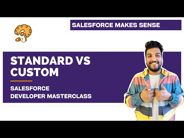 Standard vs Custom - Nomenclature | Chapter 9 | Salesforce Developer Masterclass