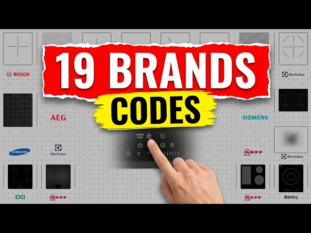 19-Brand List Induction Cooktop Error Codes Troubleshooting Guide Induction