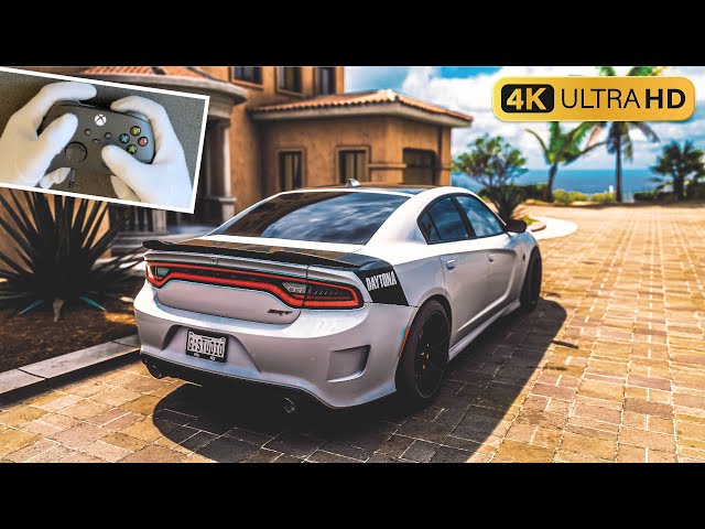 Forza Horizon 5 ❯ Gameplay Handcam | Fully Tuned Dodge Charger - Xbox Series X ❯ 4K 60fps HDR