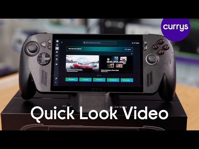 ASUS ROG Xbox Ally X Handheld Gaming Console - Quick Look