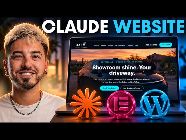 I Built a Wordpress Website Using Claude & Elementor (Full Tutorial)
