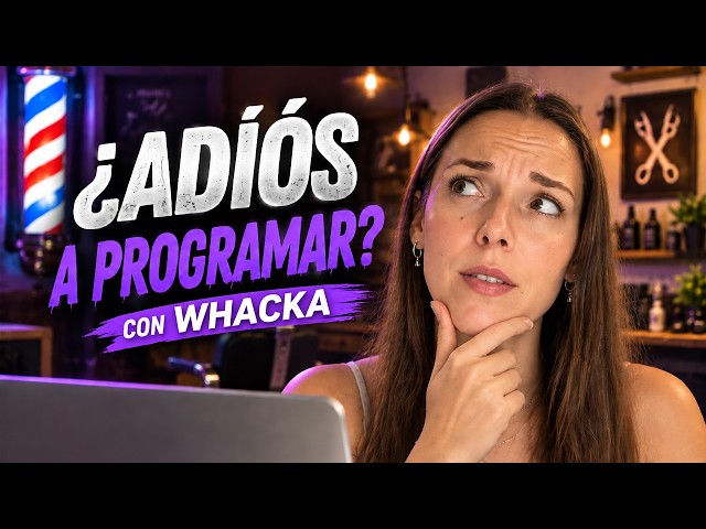 ¿Adiós a programar? Construí la app de una barbería con Whacka