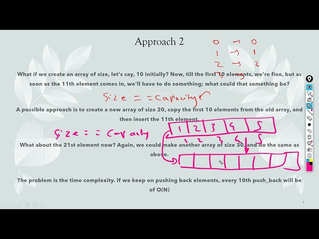 Session 25: Vectors implementation in C++ (DSA)