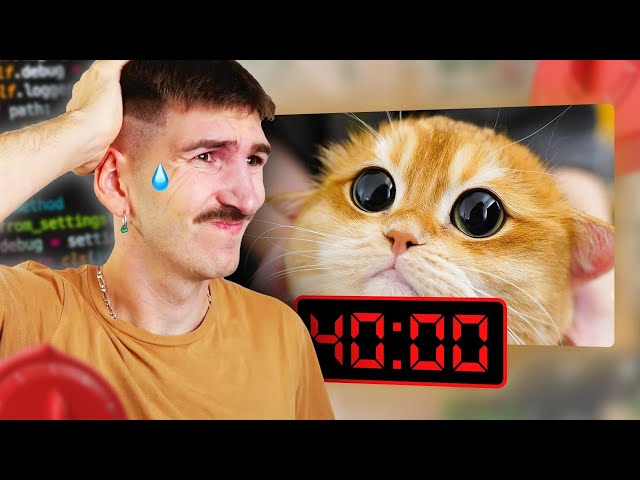 Challenge: 40 minutes to code a cat chasing a mouse