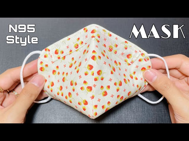How to make a face mask N95 style | DIY N95 mask at home | Face Mask Sewing Tutorial