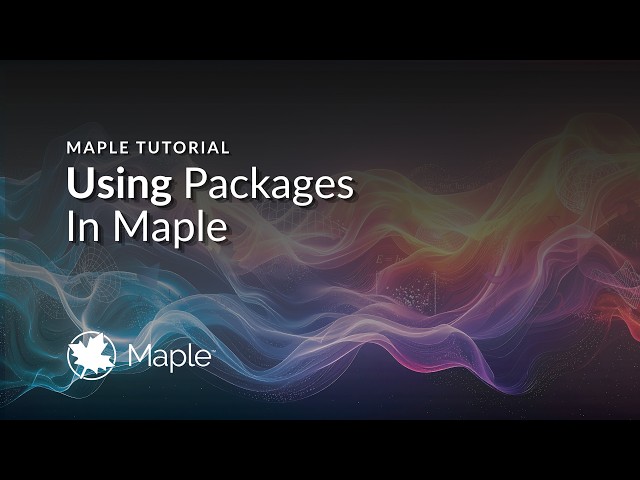 Using Packages In Maple
