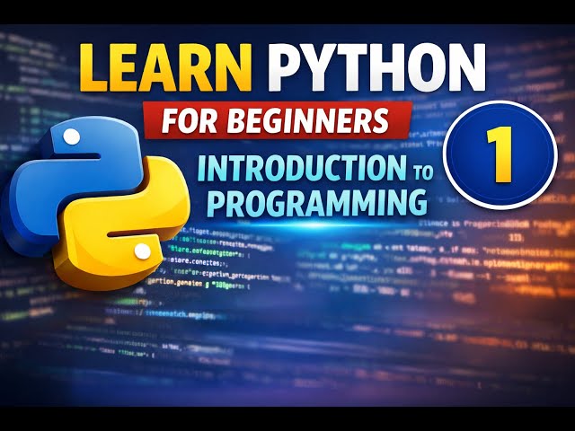 1. Python Tutorial for Beginners | Introduction to Python Programming