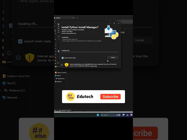 How to Install Python in PC #coding  #python #programming