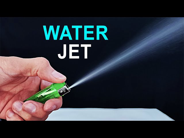 Lighter Water Jet !! (DIY Creative Gadget)