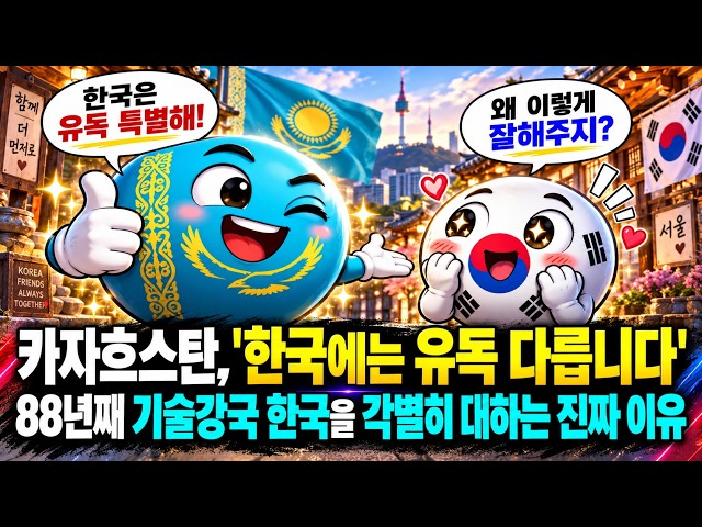 카자흐스탄, '한국에는 유독 다릅니다' 88년째 기술강국 한국을 각별히 대하는 진짜 이유