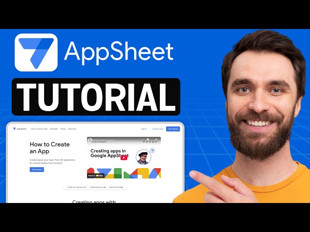 AppSheet Tutorial (2025) - How to Use AppSheet For Building Apps with No Code!