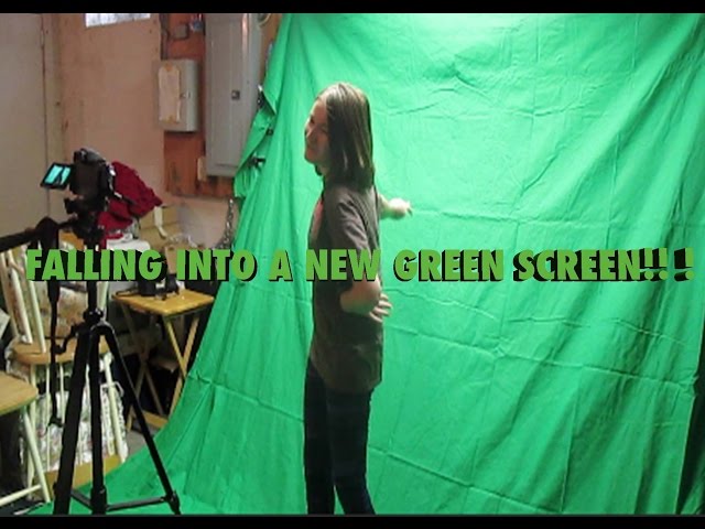 FALLING INTO A NEW GREEN SCREEN !!! !